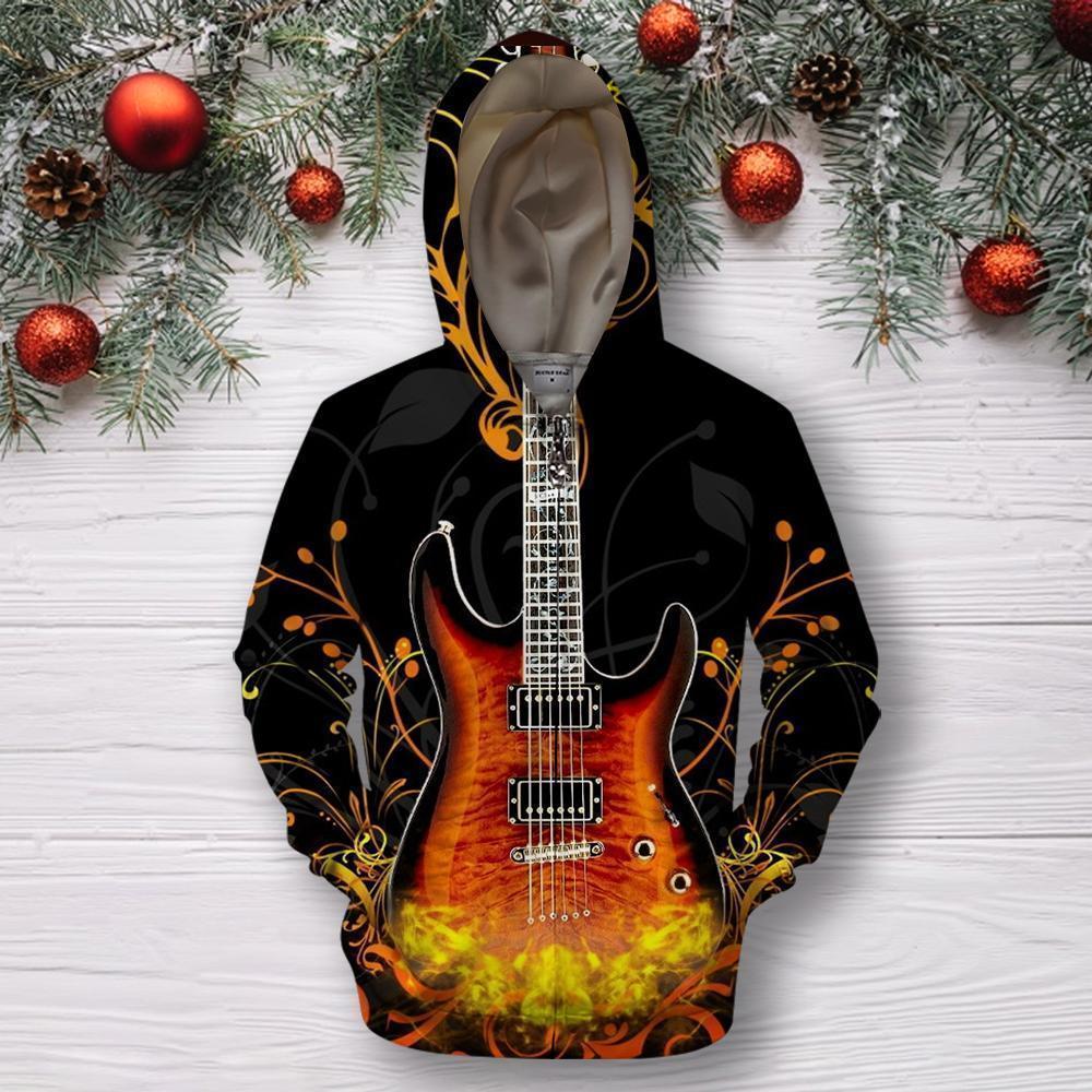 3D All Over Print Electro Guitar Shirts