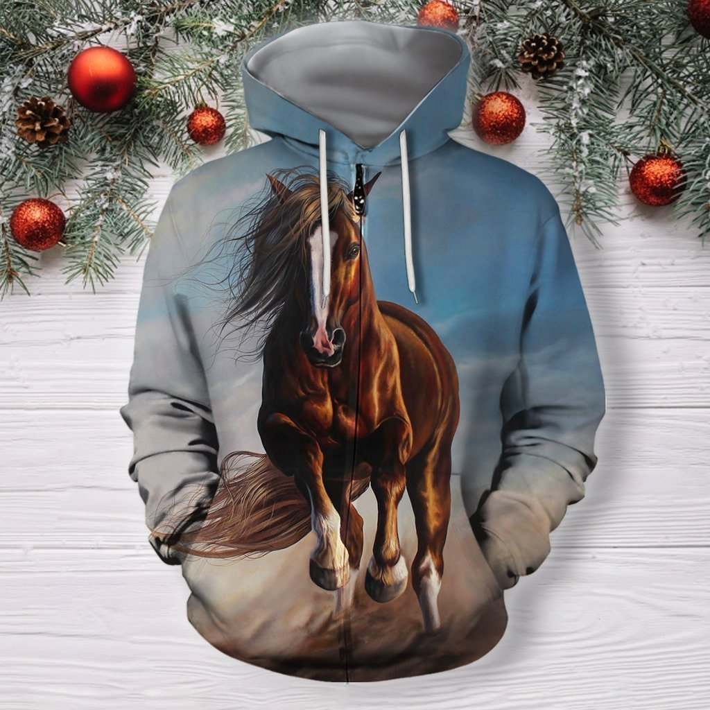 3D All Over Print Run Horse Pop Art for Men and Women NK
