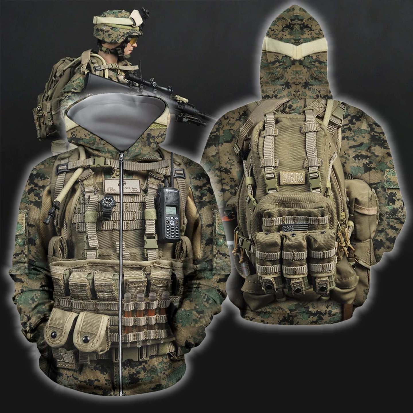 3D All Over Printed Marine Corps Uniforms