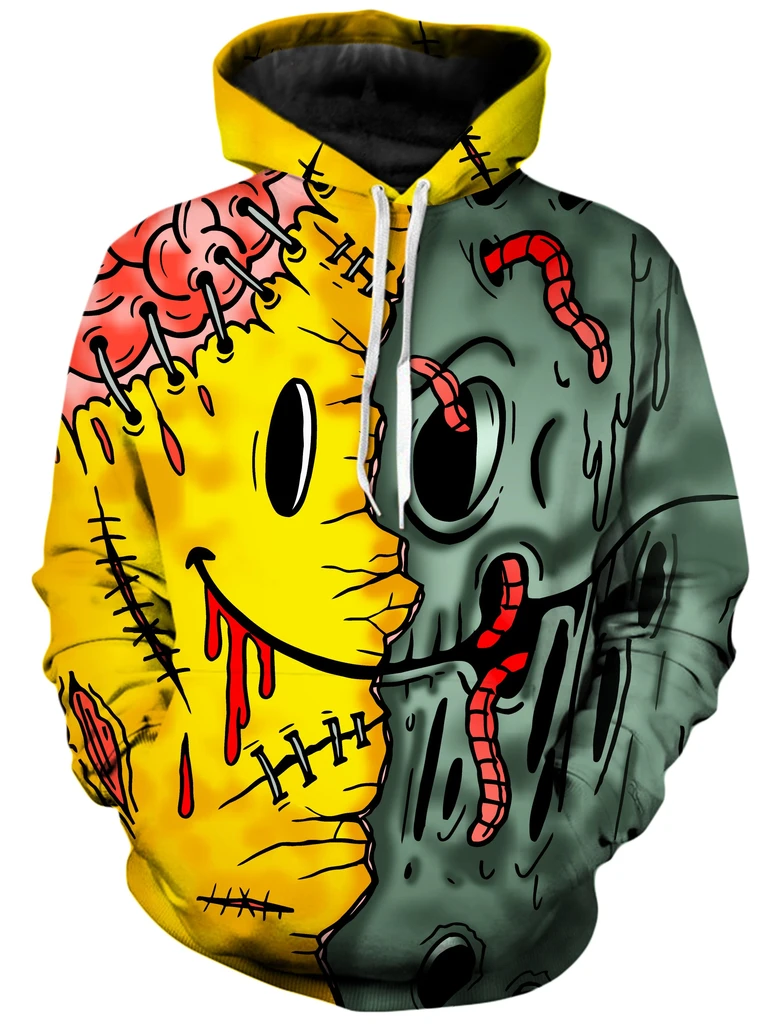 Awesome hoodie 3d all print The Halloween Hoodie, ZOMBIE HOODIE NQ0058