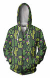 3D All Over Printing Green Cactus Shirt