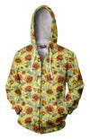 3D All Over Printing Sunflower Shirt