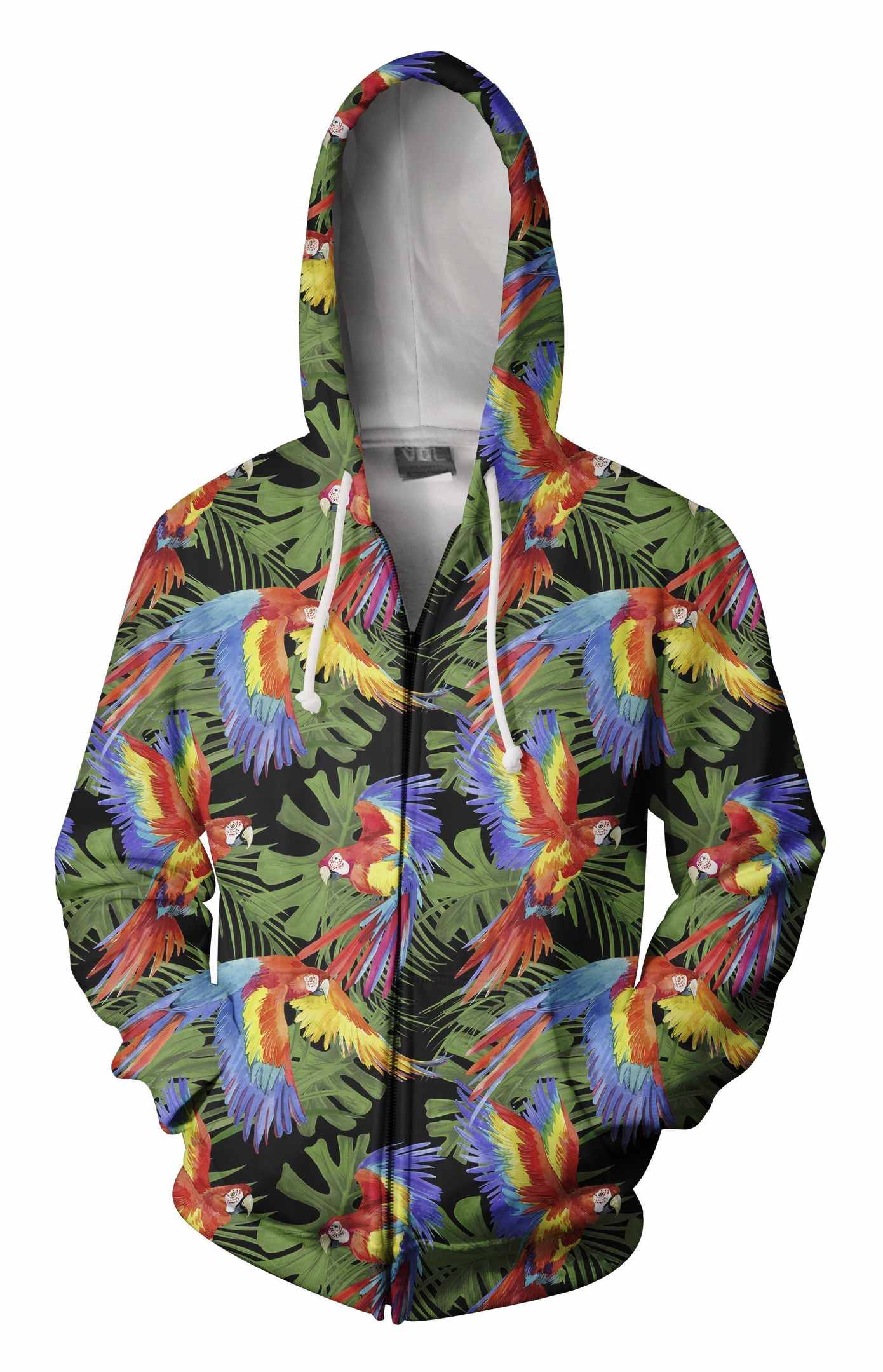 3D All Over Printing Scarlet Macaw Parrot Shirt
