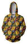 All Over Printing Beautiful Sunflower Hoodie