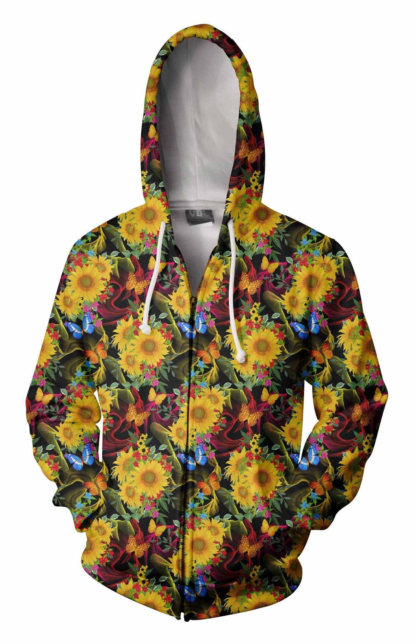 All Over Printing Beautiful Sunflower Hoodie