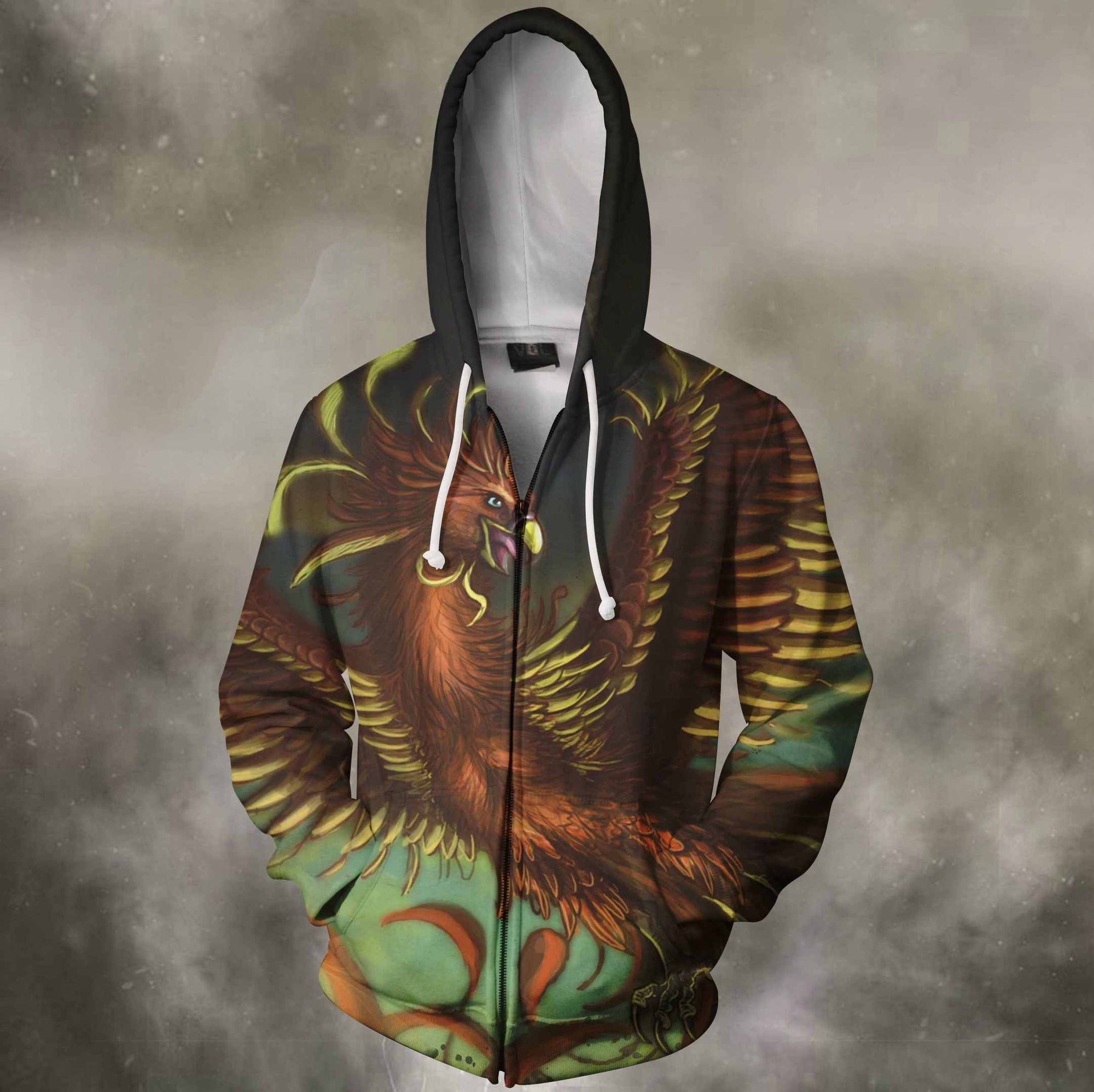3D All Over Printing Phoenix Flying Shirts