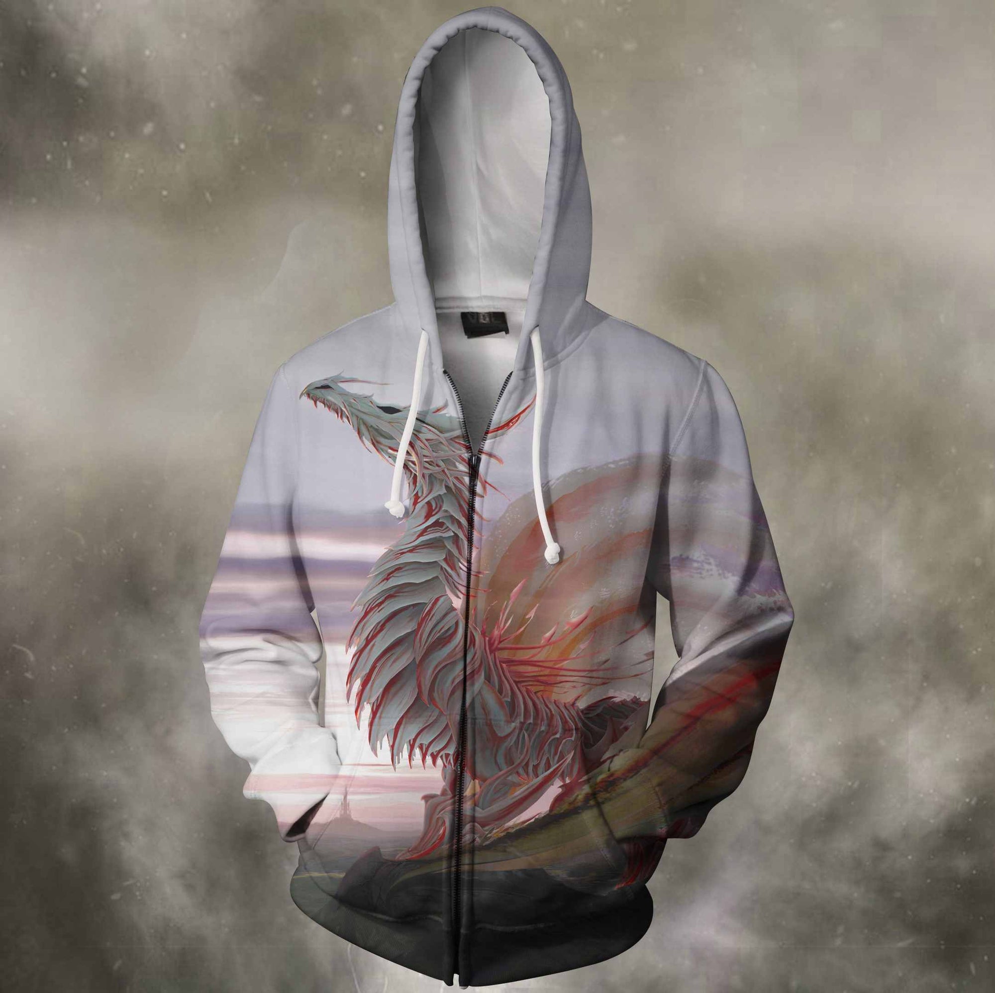 3D All Over Printing Dragons And Sunset Shirts