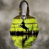 3D All Over Print Silhouette Hourse Shirts 2