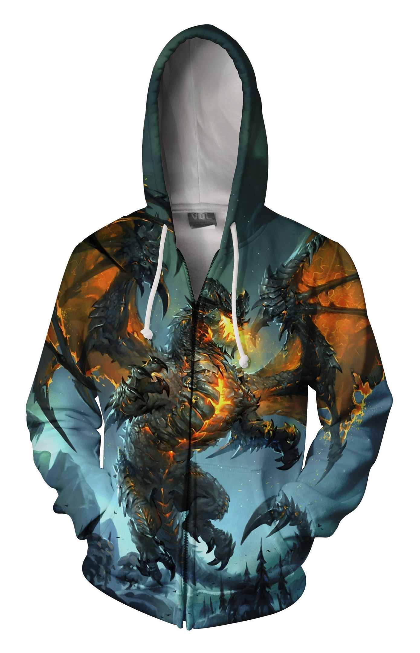 3D All Over Print Flying Dragon Shirt