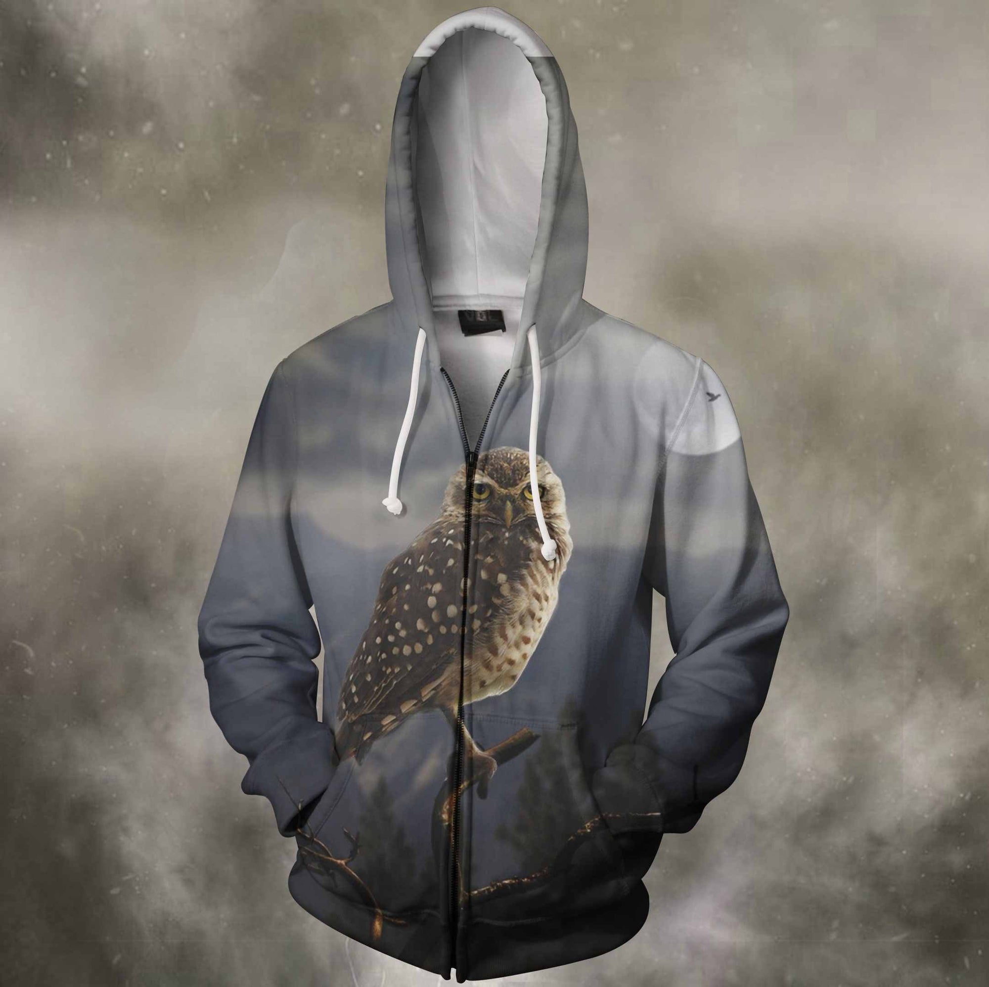 3D All Over Print Owl Drinking Coffee Shirts