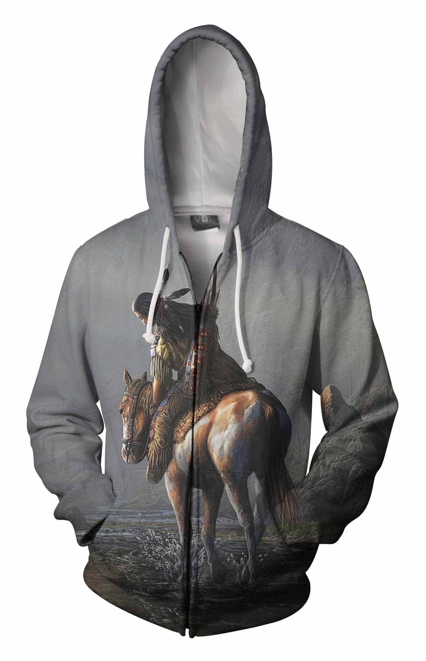 3D All Over Printing Horse By The Stream Shirts
