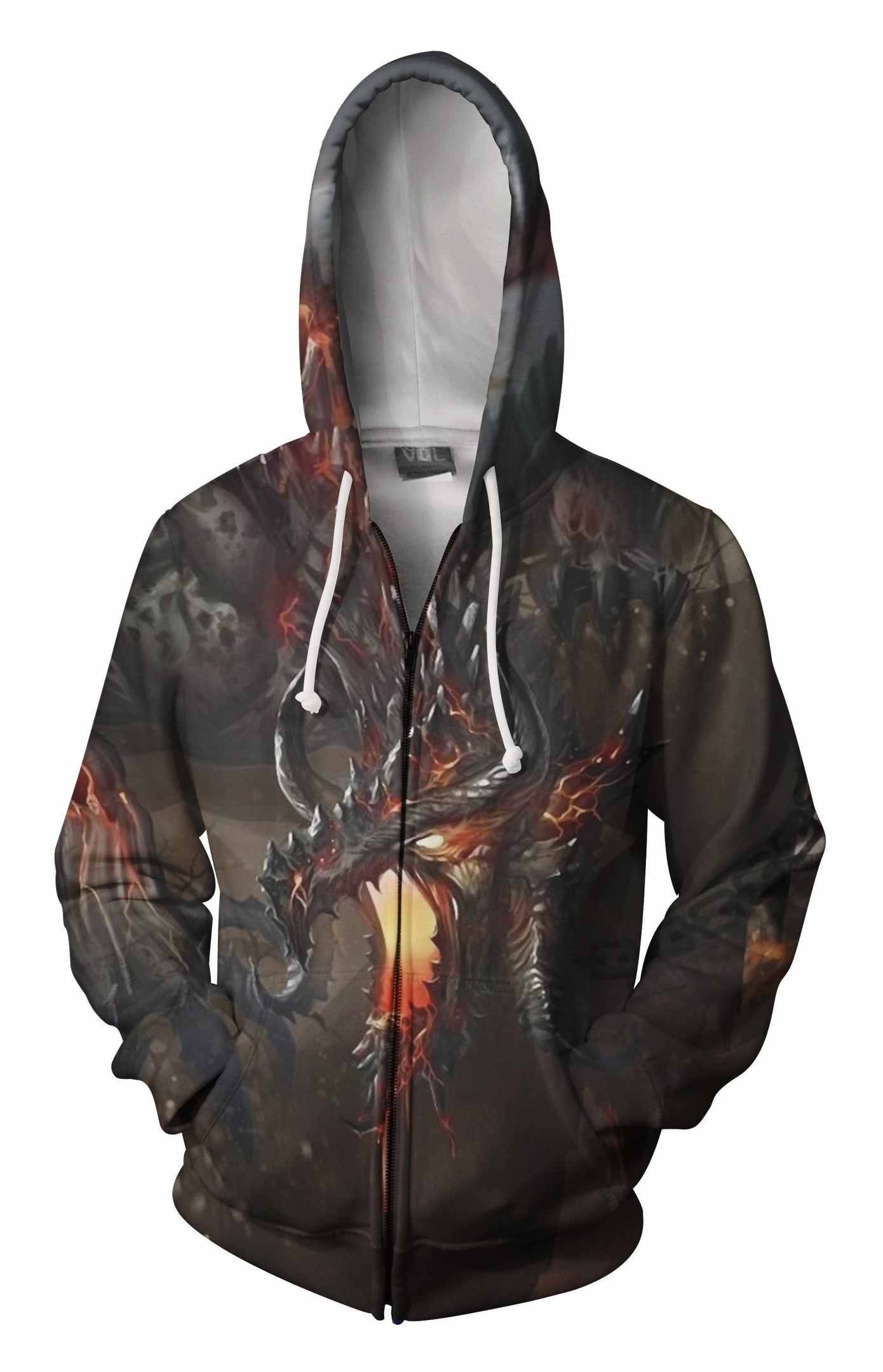 3D All Over Printing Lava Dragons Shirts