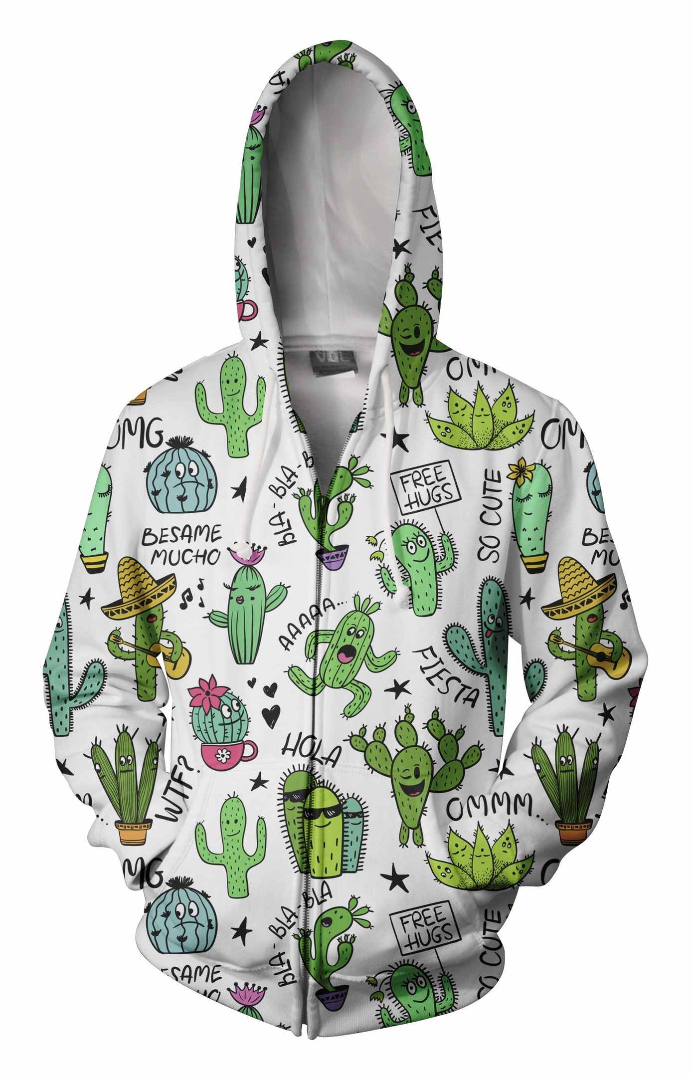 3D All Over Printing Cactus Quotes Shirt