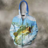 3D All Over Printing Bait Fishing Hoodie
