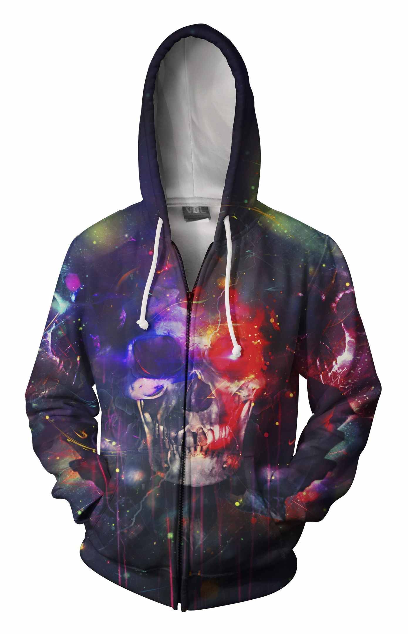 3D All Over Printing Skull Gothic Shirts