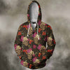 3D All Over Print Skull Rose Flower Shirts