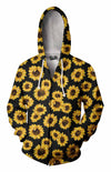 3D All Over Printing Sunflower Shirt