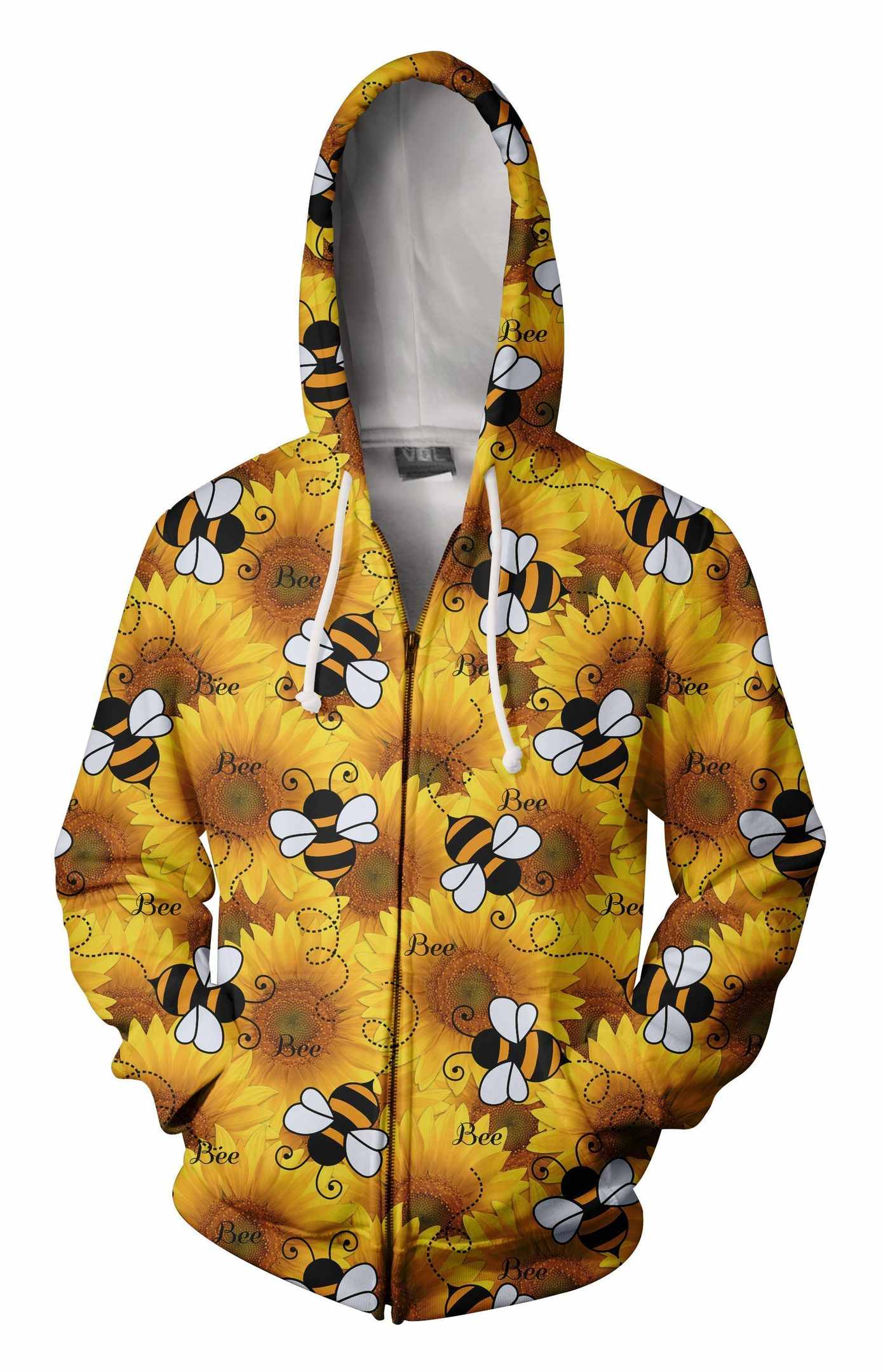 All Over Printing Sunflower Bee Flower Shirt