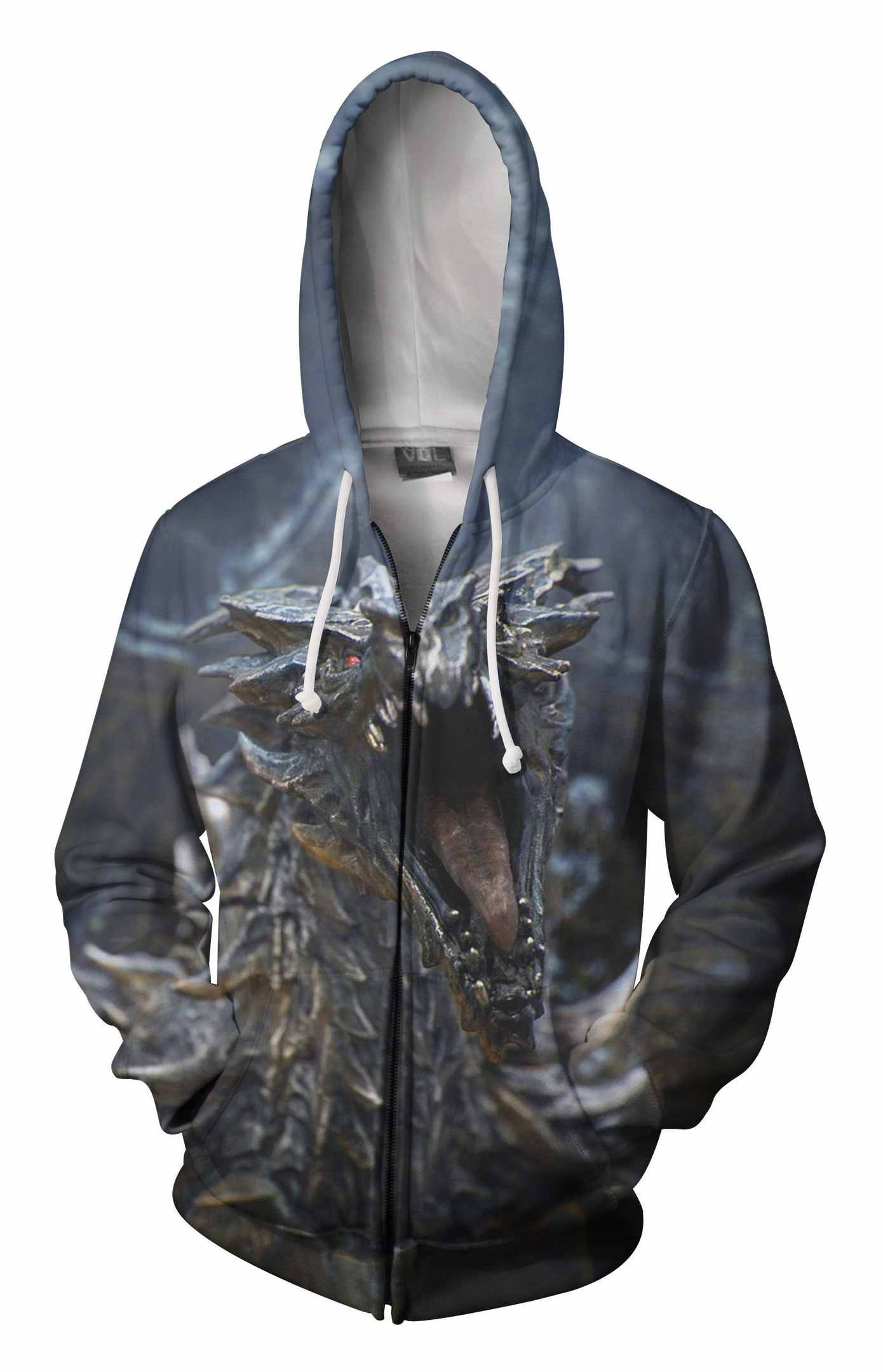 3D All Over Printing Alduin Skyrim Dragon Shirts