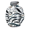 3D ALL OVER PRINTED WHALES DOLPHINS SHIRTS AND SHORTS