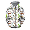 3D All Over Printed Geckos of the World Shirts And Shorts