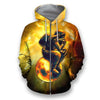 3D all over print astronaut in space
