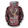 All Over Printed Camo Hoodie