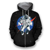 3D all over print nasa astronaut in the space