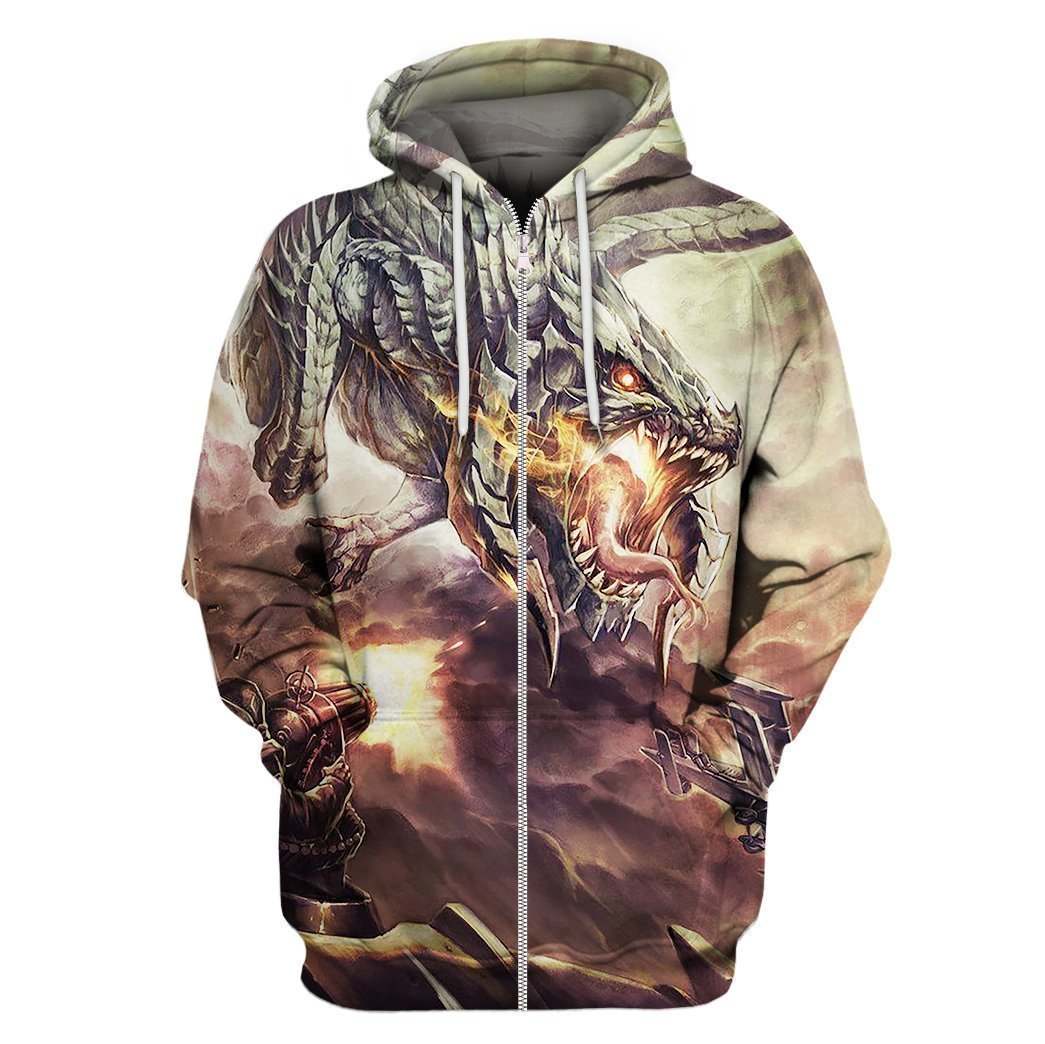All Over Print Dragon Hoodie