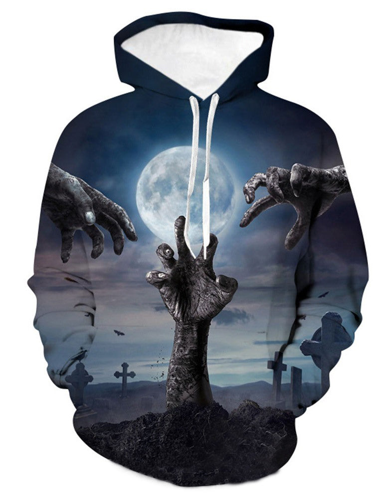 Awesome hoodie- Pullover Print Loose Hoodies TH079
