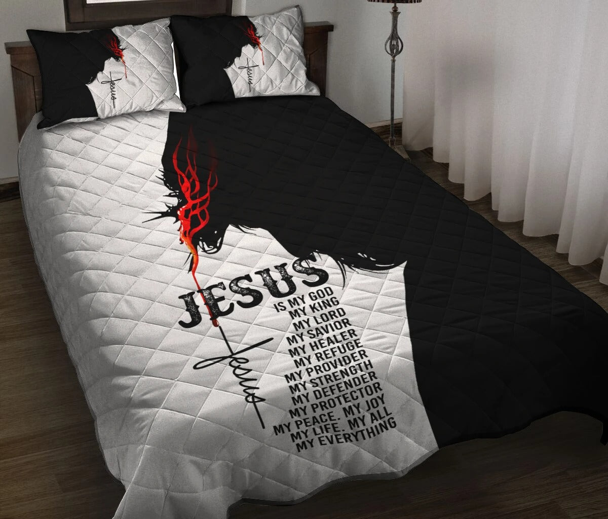 Awesome Hoodies - Jesus Easter Quilt Bedding - Cross Quilt Bedding QK31010
