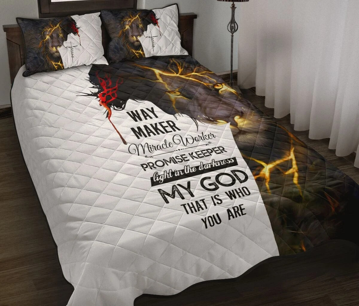 Awesome Hoodies - Jesus Easter Quilt Bedding - Cross Quilt Bedding QK31012