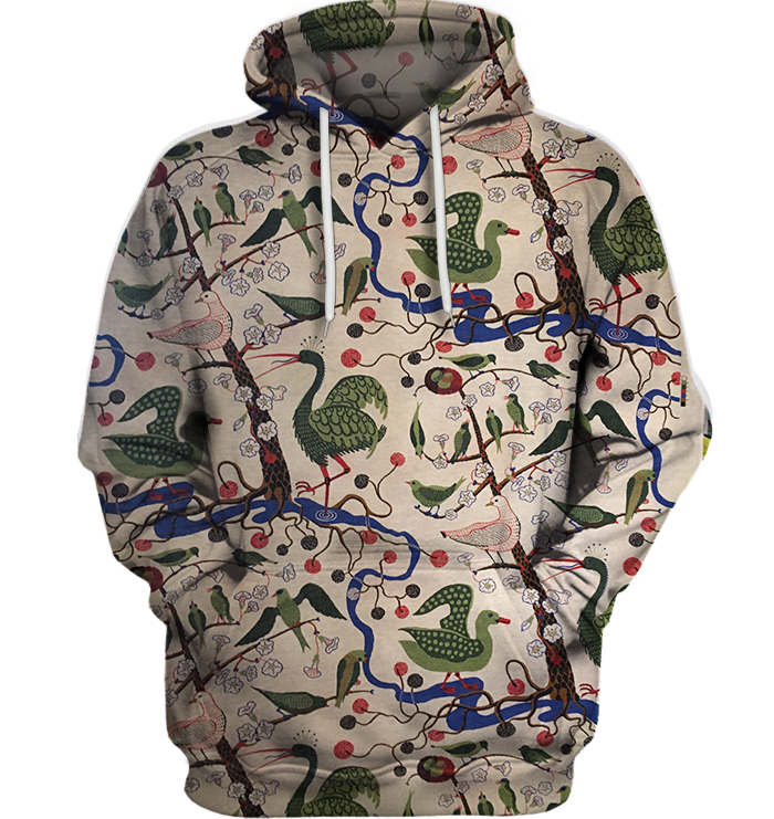 3D All Over Print Bird Vintage Shirt