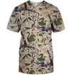3D All Over Print Bird Vintage Shirt