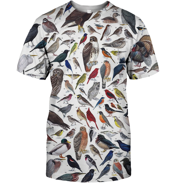 3D All Over Print Birds Hoodie