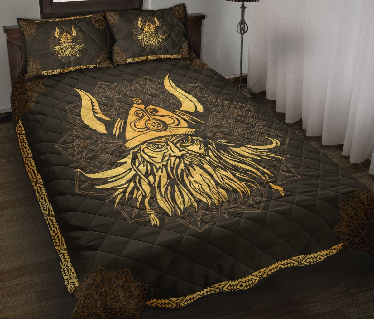 Awesome Hoodied Treble Clef And Hummingbirds Quilt Bed Set Viking HDQ030