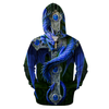 3D All Over Print Blue Dragon Hoodie