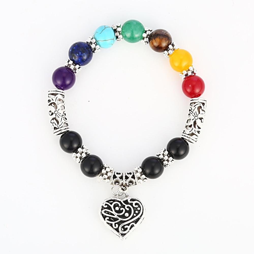 7 Chakra Bracelet Healing Heart