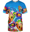 3D AOP Color Cow Shirt