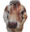 3D All Over Print Cow Face Shirt