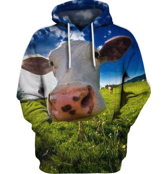 3D All Over Print Lovely Cow Shirt