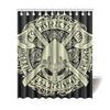 Awesome hoodies 3D all print Curtains  viking - VNC0013