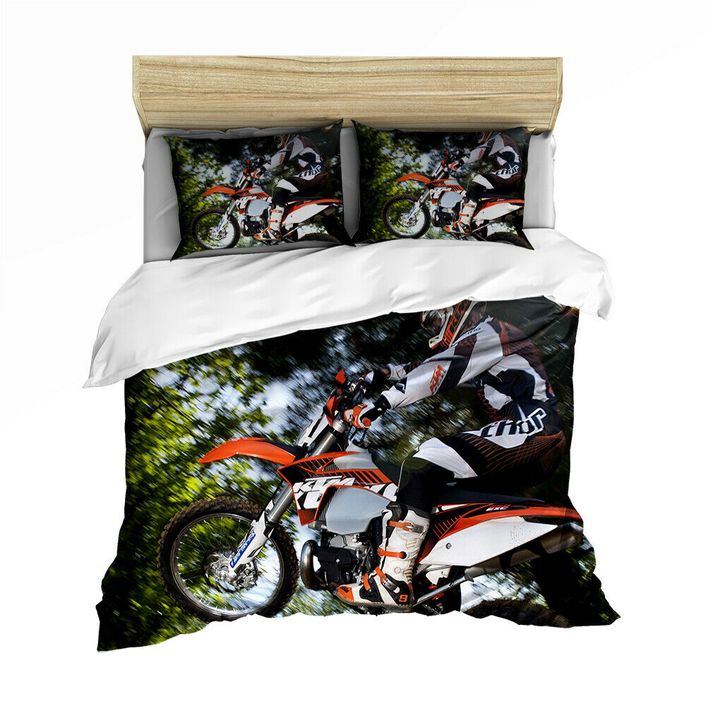 Awesome Hoodied Daytona Mountain Motorbike Bedding Set HBD0010