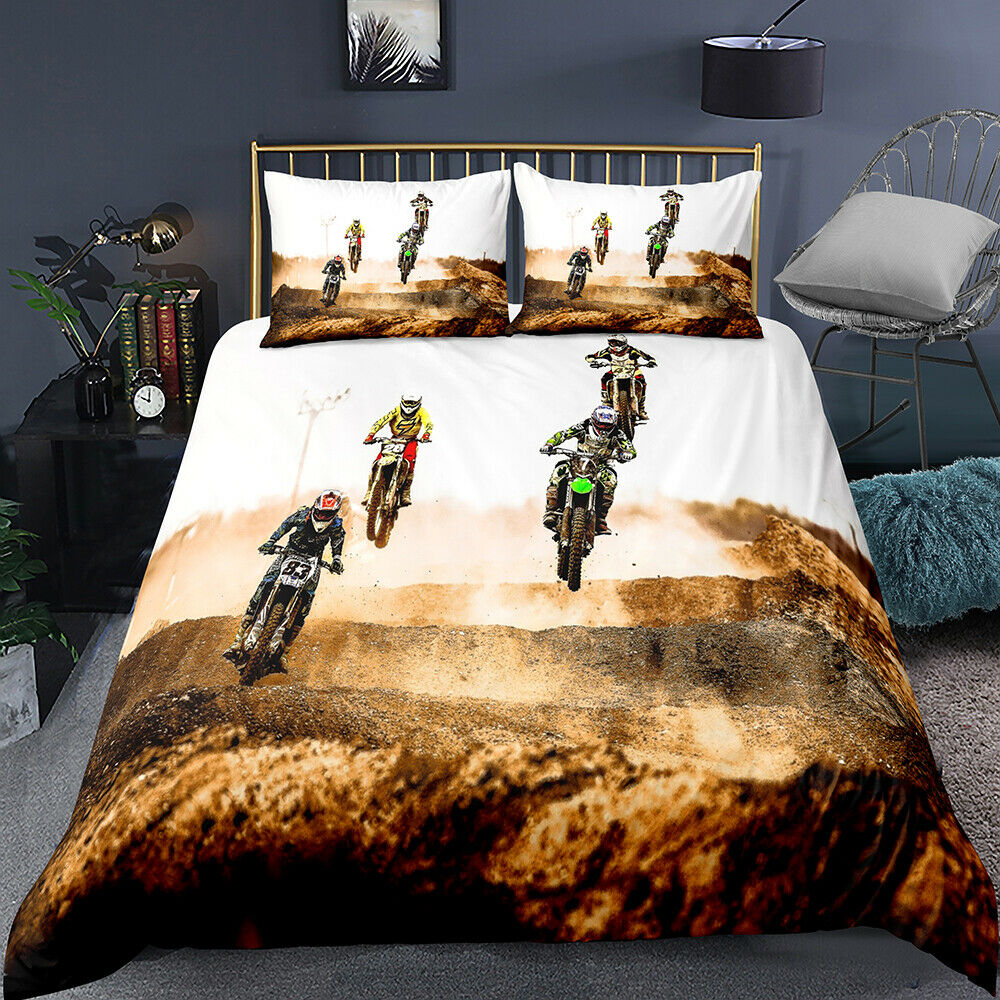 Awesome Hoodied Motor Racing Bedding Set HBD0013
