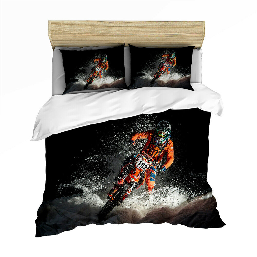 Awesome Hoodied Daytona Motor Water Bedding Set HBD009