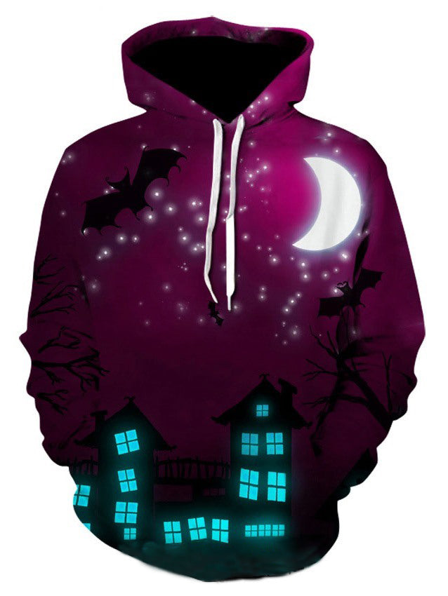 Awesome hoodie- Pullover Thin Print Hooded Loose Hoodies TH082