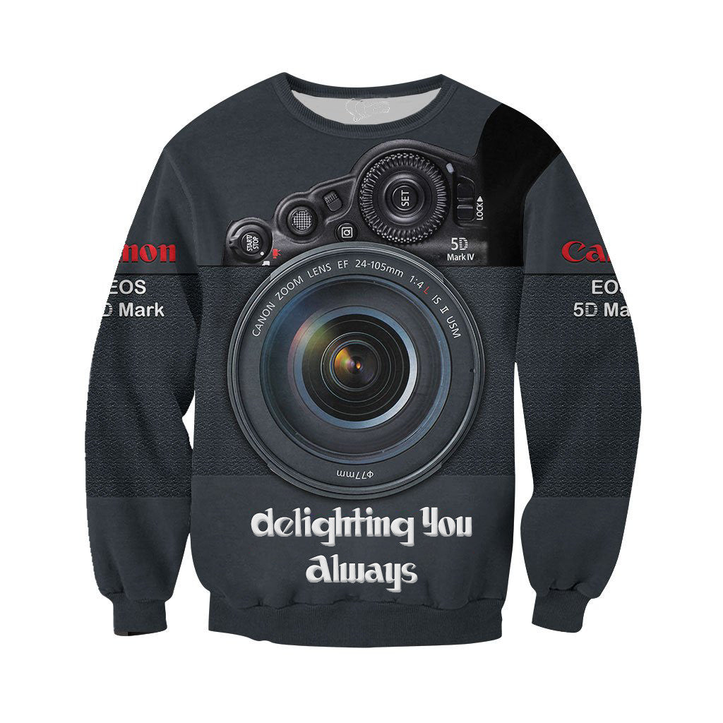 Awesome Hoodie Camera EOS 5D Mark IV - Delighting You Always 3D All Over Print  for Women Hoodie, T-Shirt, Zip Hoodies, Sweatshirt DC089
