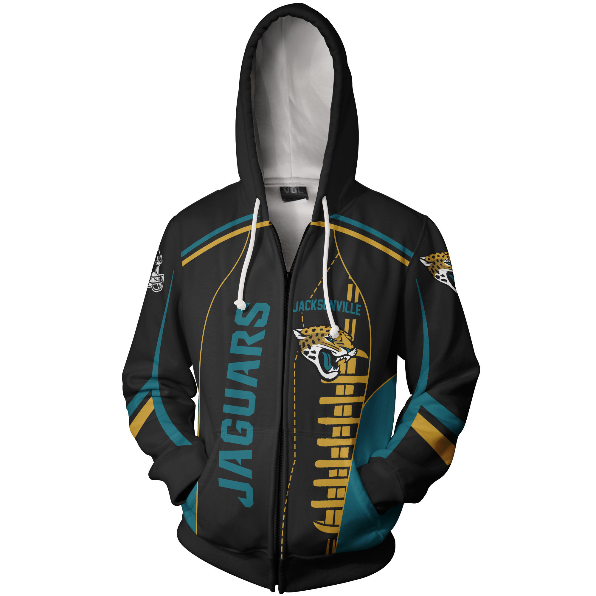 Awesome hoodie 3D All Over Print  Jacksonville Jaguars Rugby for Men and Women Hoodie, Funy Panda.