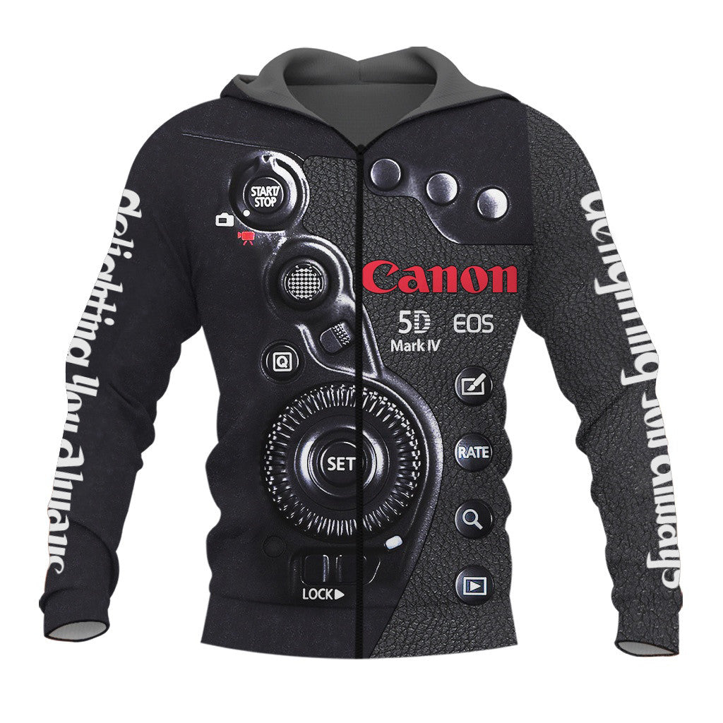Awesome Hoodie Camera EOS 5D Mark IV - Delighting You Always 3D All Over Print  for Women Hoodie, T-Shirt, Zip Hoodies, Sweatshirt DC090