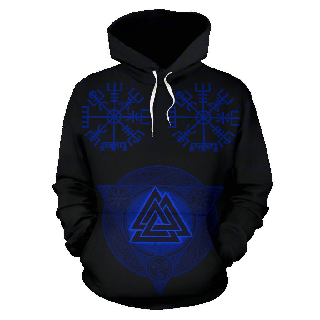 Awesome hoodied 3D ALL Print Viking Vegvisir Valknut Celtic FOR Men and Women- VN0068